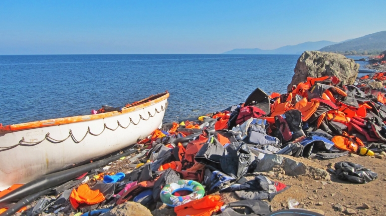 Refugee boat